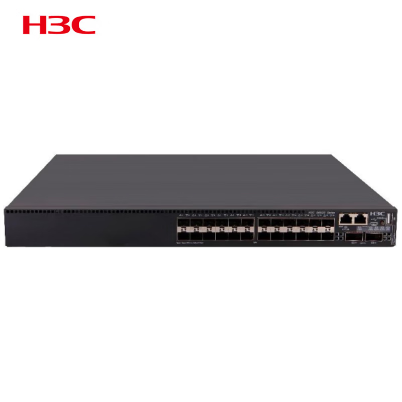 华三（H3C）三层核心/汇聚交换机  S6520X-30HC-HI 24个万兆光口+2个40/100GE QSFP28端口（含双电源双风扇）