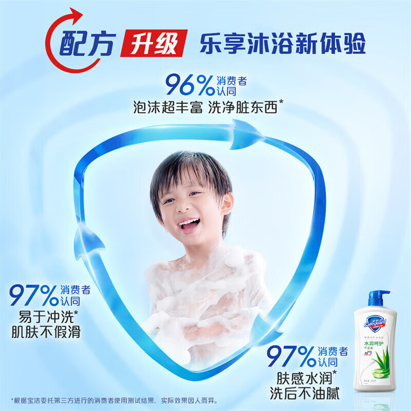 舒肤佳 沐浴乳 健康净护沐浴露薄荷香1kg 沐浴液家庭装