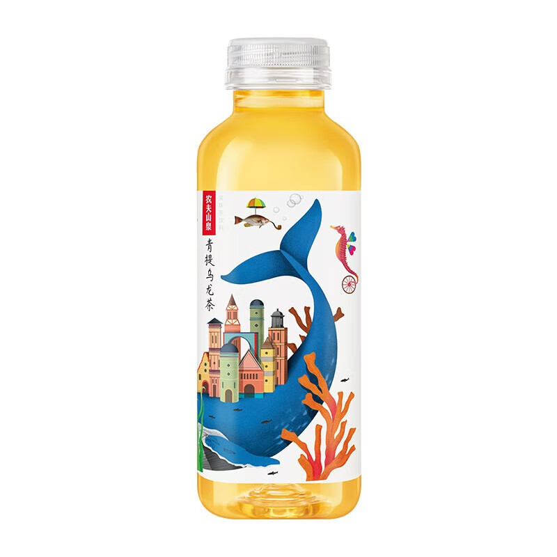 农夫山泉 茶π（茶派）青提乌龙茶500ml*15瓶*3箱夏天必备 企业团购