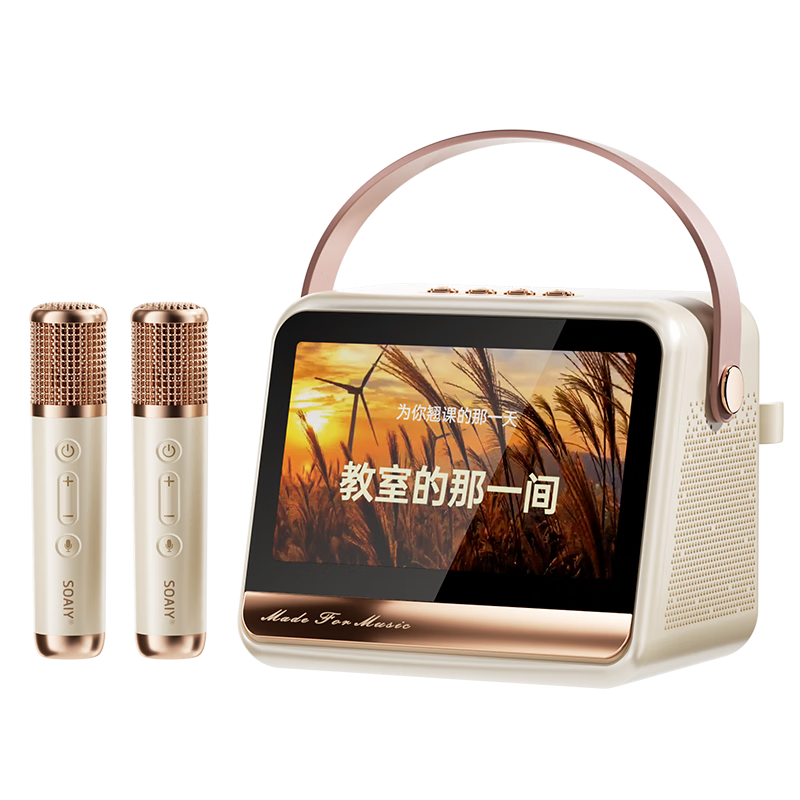 索爱  蓝牙音箱K歌麦克风音响一体GC520Pro