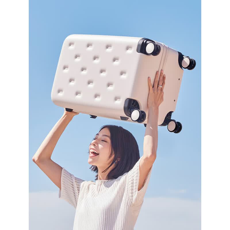 小米行李箱拉杆箱可登机箱万向轮旅行箱男女多功能箱 藏蓝 24英寸 