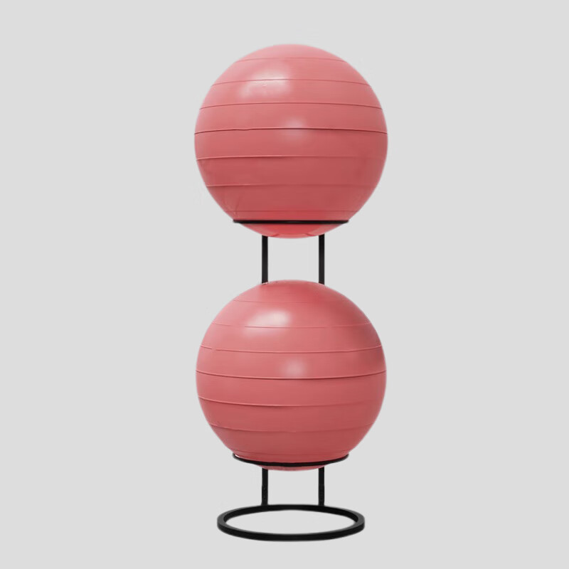 塔工 瑜伽球架子 收纳健身器材放置物架 黑色放6个（瑜伽球通用）