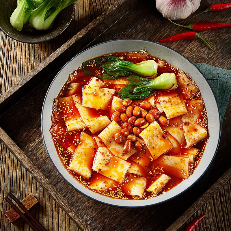 于小鲜（YUXIAOXIAN） 流汁宽粉270g*4袋 煮食拌粉火锅粉宽粉方便面速食粉条