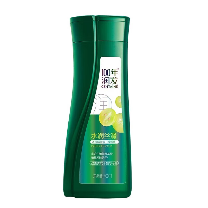 100年润发 CENTAINE 强韧控油 弱酸性配方 水润丝滑调理洗发露 400ml*1瓶