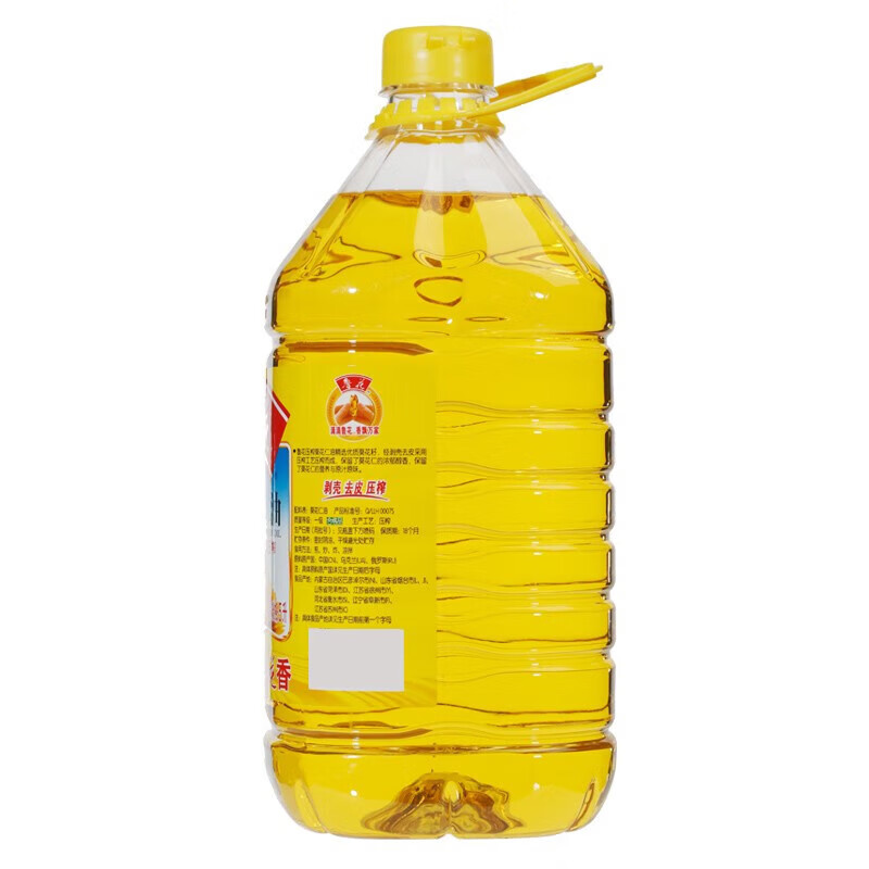 鲁花葵花仁油物理压榨 家用食用油葵花籽油 植物油 3.68升葵花仁