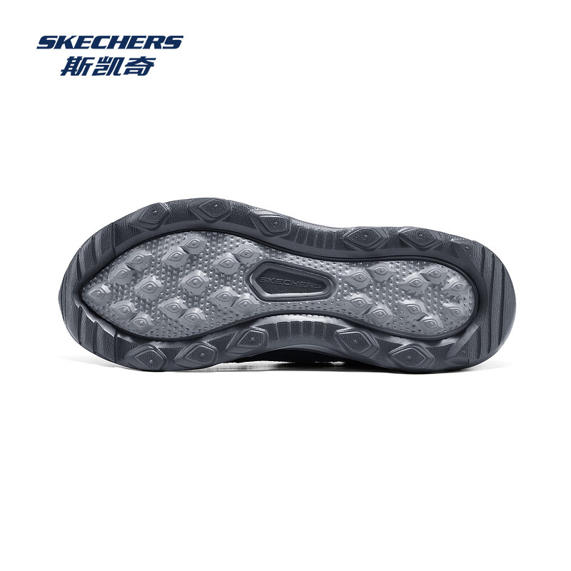 斯凯奇（Skechers）新款男一脚蹬厚底舒适休闲健步鞋237786