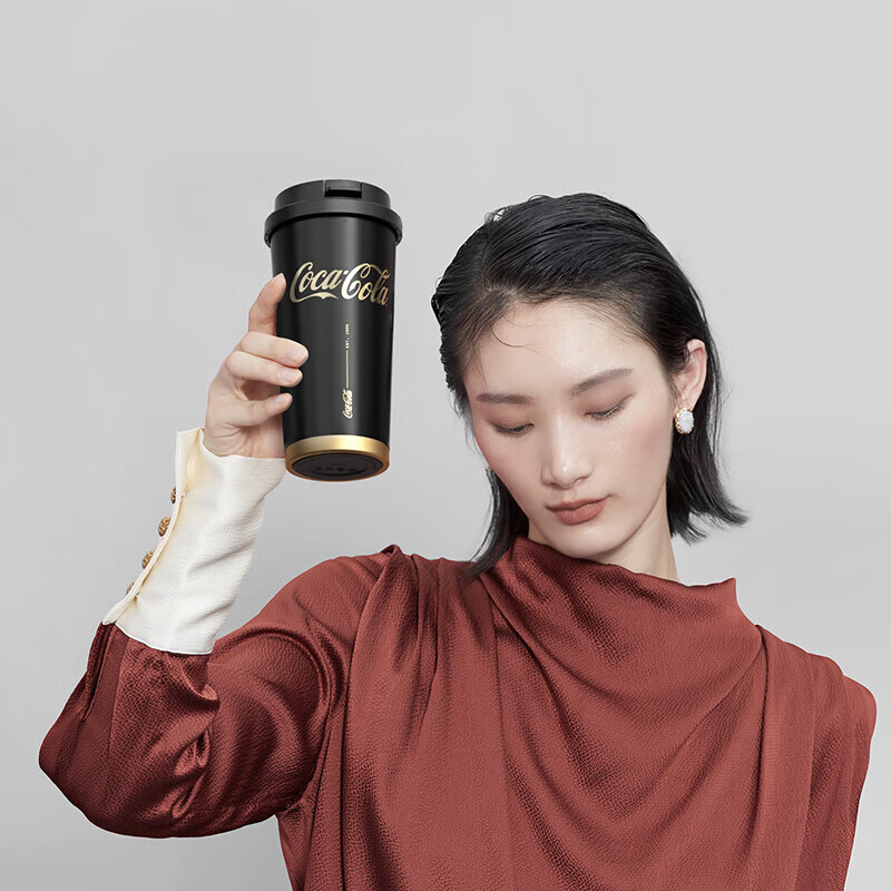 GERM格沵 闪耀保温杯500ml咖啡杯（暮色黑）GE-CK22AW-B15