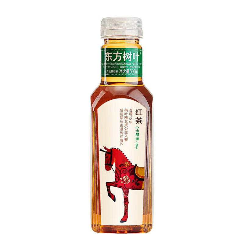 农夫山泉 东方树叶红茶浓郁芬香滋味醇厚鲜香茶饮料 500ml*15瓶整
