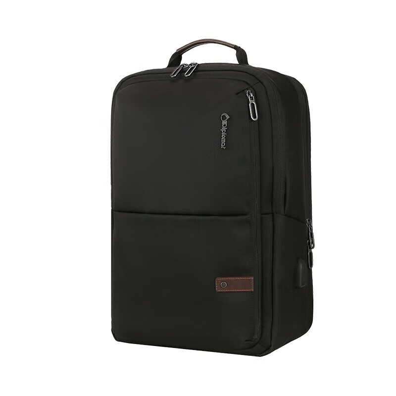 Diplomat 外交官商务通勤双肩包YH-788L 黑色  