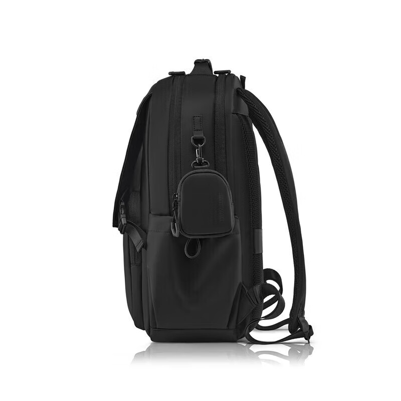 新秀丽（Samsonite）男士双肩背包电脑包笔记本简约时尚休闲潮流大容量TR1 黑色