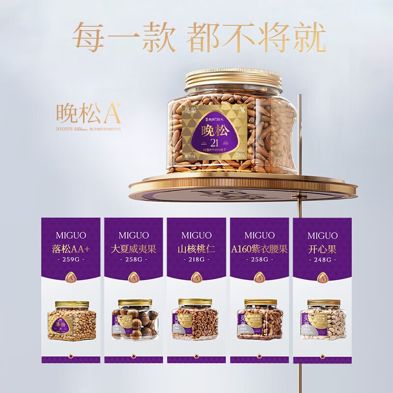 觅菓（miguo）红剑兰Pro Max2.0坚果礼盒1.48kg 5种坚果 醇厚酯香