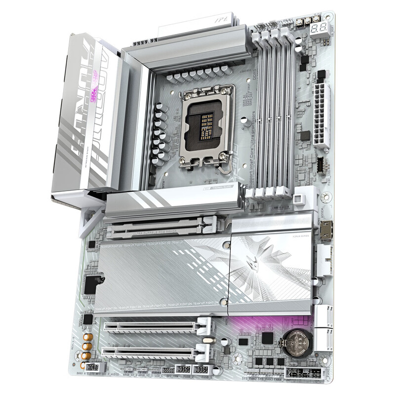 技嘉（GIGABYTE）技嘉冰雕 B860 AORUS ELITE WIFI7 ICE D5 加 intel Ultra 7 265F 原盒无核显 套装