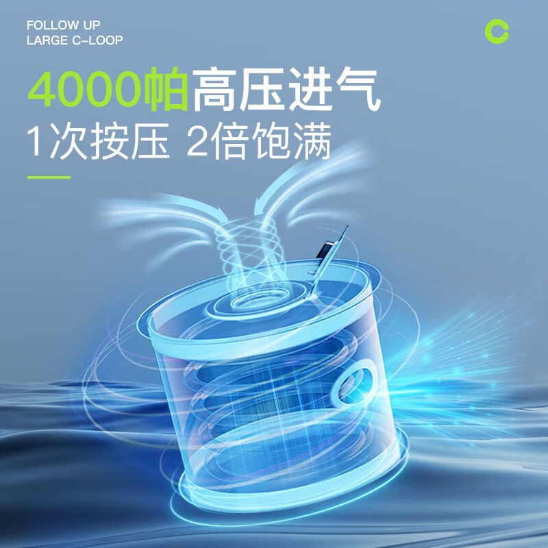 求巧儿童加厚游泳圈按压式充气宝宝游泳用品环保材质泳圈