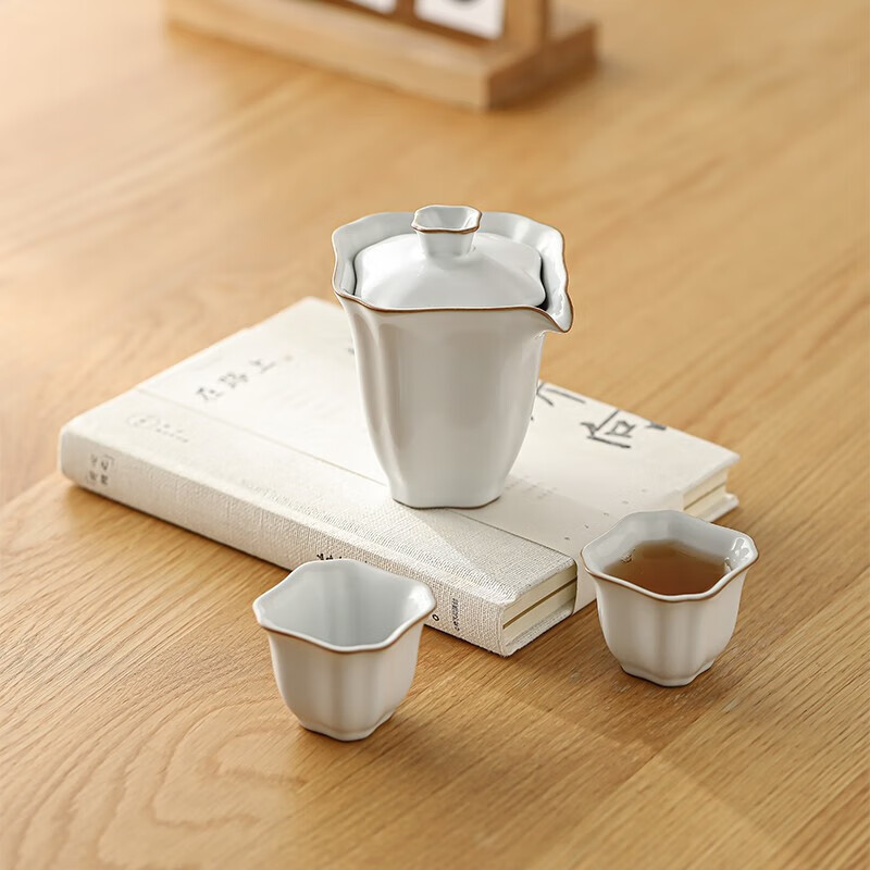 小封有礼吉幸快客便携茶具功夫  茶具陶瓷办公旅行茶具日式茶具套装快客杯