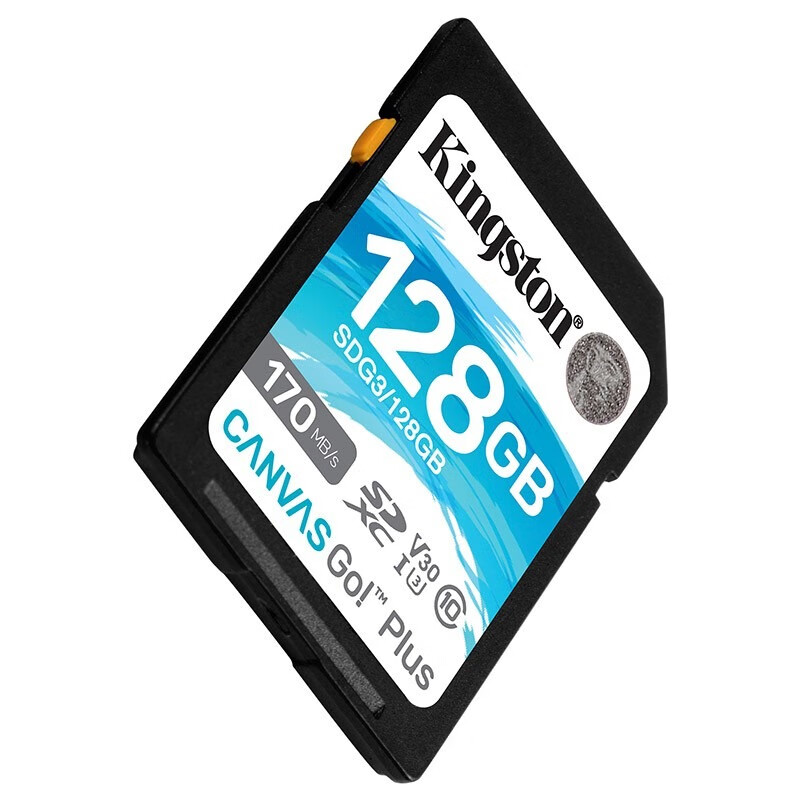 金士顿（Kingston）SD卡相机存储卡单反微单相机内存卡 class10 SDG3/128GB【V30丨读速170M/S】