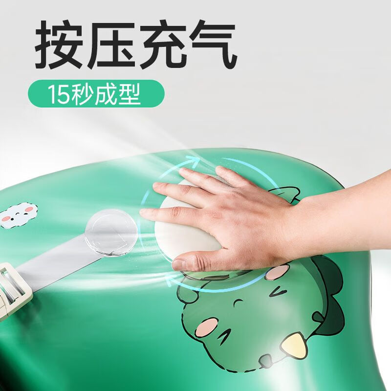 求巧儿童游泳圈腋下婴儿0-3岁趴圈宝宝救生圈水上乐园充气