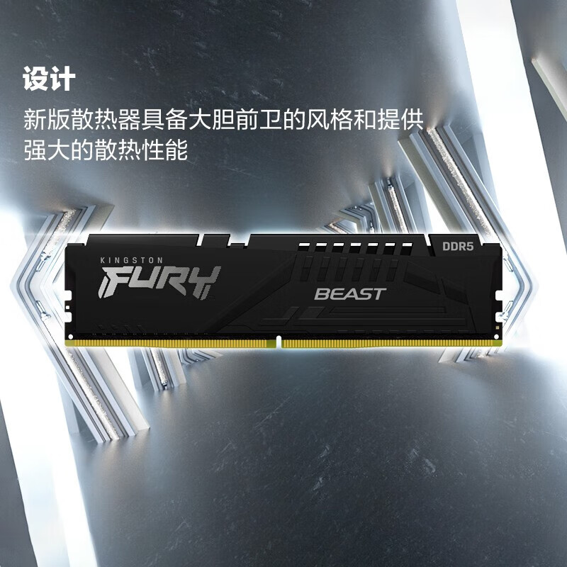 金士顿（Kingston）FURY DDR5-32GB 5200 野兽 台式机内存条 Beast野兽系列 骇客神条