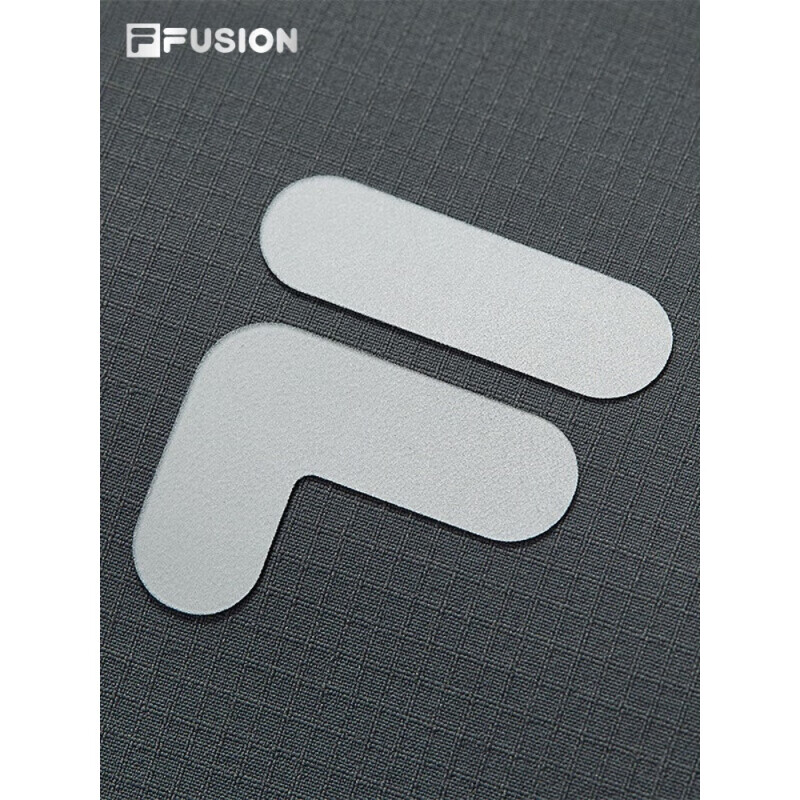 斐乐（FILA）FUSION斐乐潮牌梭织外套男2025春新时尚加绒拼接连帽默魅灰L