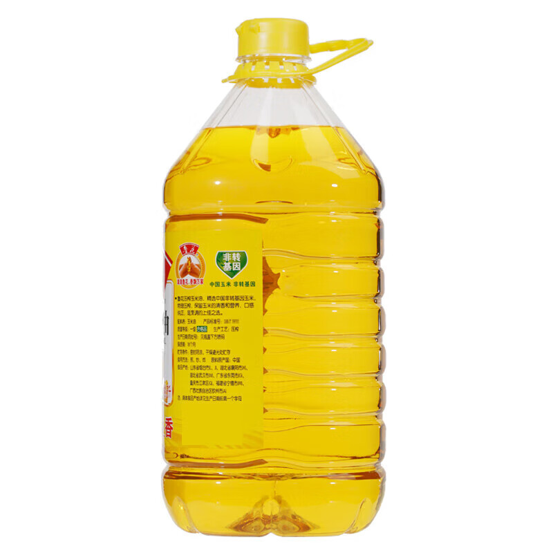 鲁花非转基因玉米油 粮油 食用油 压榨 5L