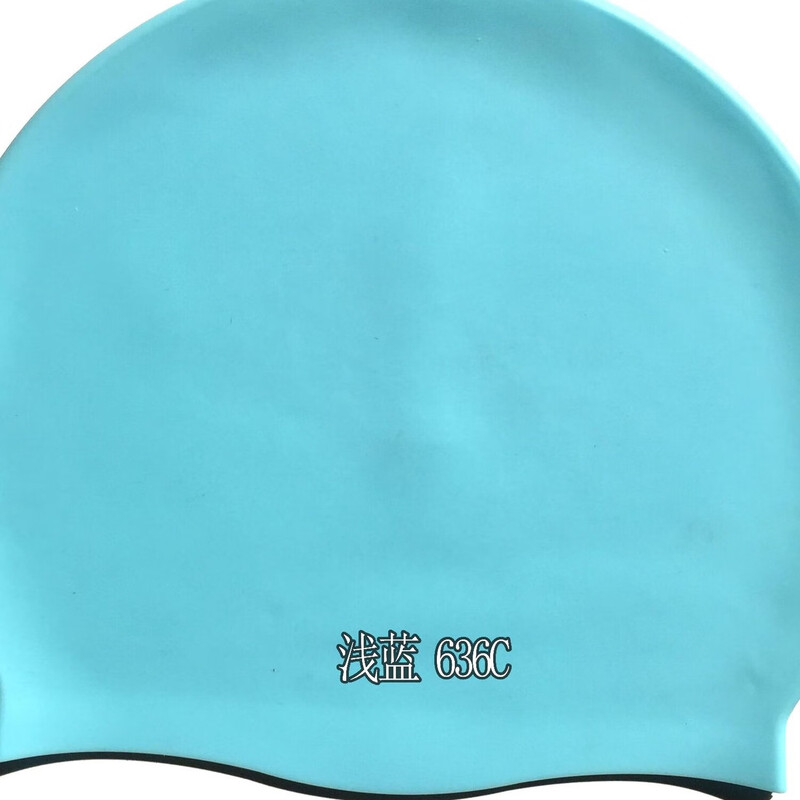 KND2025硅胶泳帽防水潜水帽加大不勒头游泳帽成人款55g 绿色/7479C