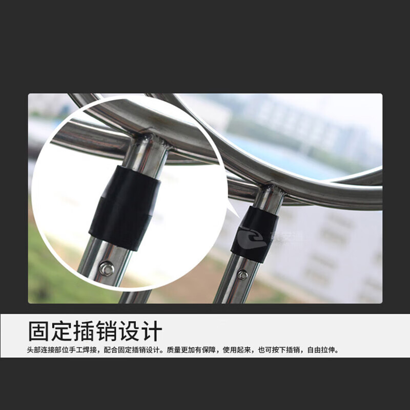 悠拓者防暴钢叉 伸缩防爆叉 保安用品装备幼儿园学校防暴器材 基础款