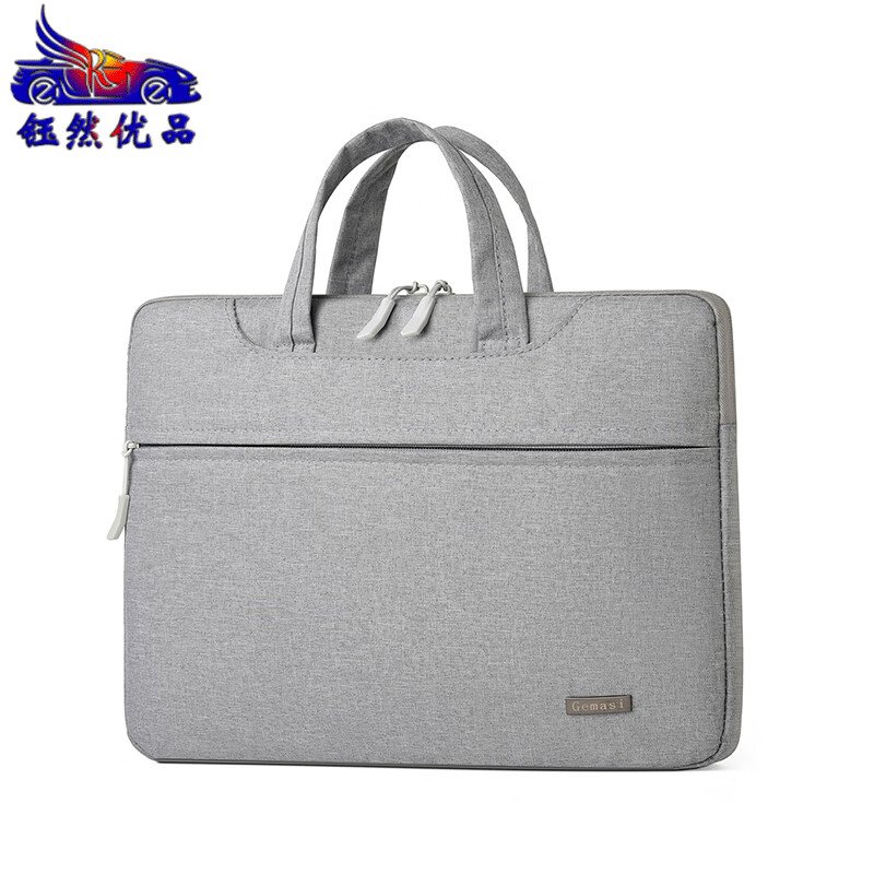 钰然优品电脑包加绒内里防泼水面料手提包678-A（下单备注尺寸） 黑色