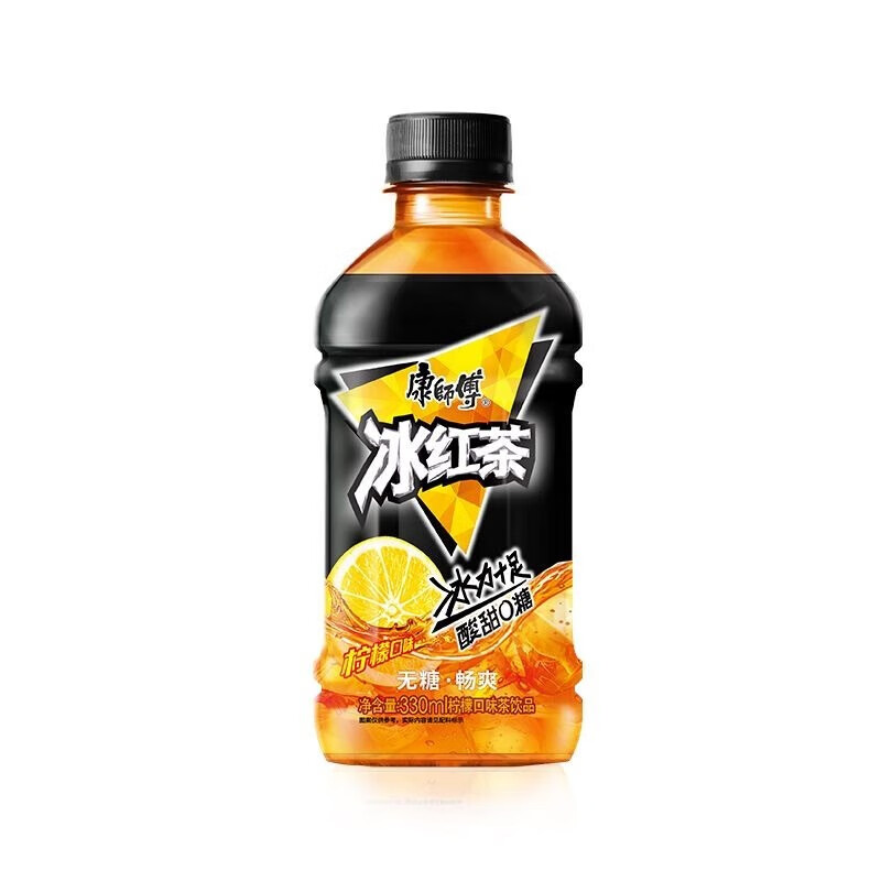 康师傅 火锅搭档 节日送礼 清新爽口 迷你装无糖冰红茶330ml*24瓶
