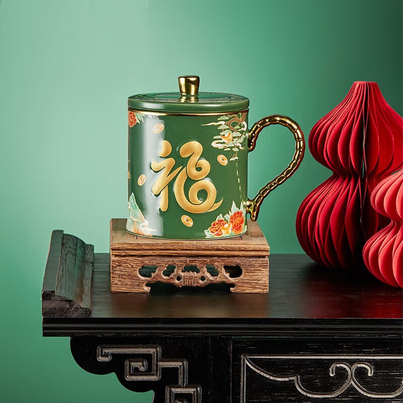 共禾京品（JINGREPUBLIC）福葫蛇瑞马克杯对杯礼盒 SZWACOM240017