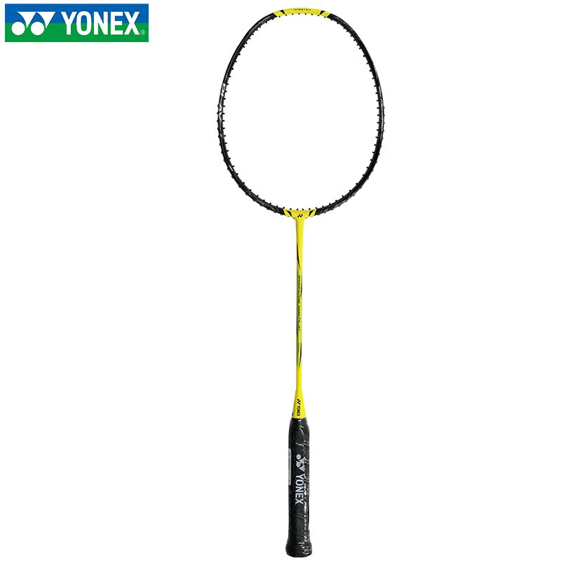 尤尼克斯（YONEX）羽毛球单拍全碳素超轻进攻型 疾光NF1000play闪耀黄4U 默认空拍