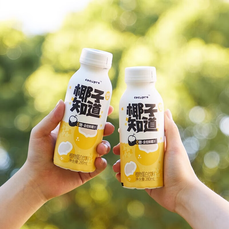 椰子知道  0糖金桂鲜椰汁280ml*15瓶 桂花风味