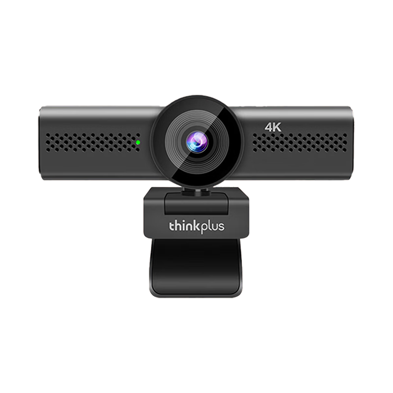 联想（Lenovo）thinkplus电脑直播摄像头4K高清带麦克风电脑摄像头自动对焦免驱动视频会议直播带货摄像头WL48A