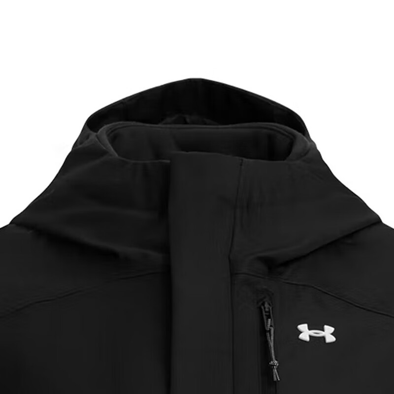 安德玛（Under Armour）女子三合一运动户外夹克外套1371593-002 黑色  S 