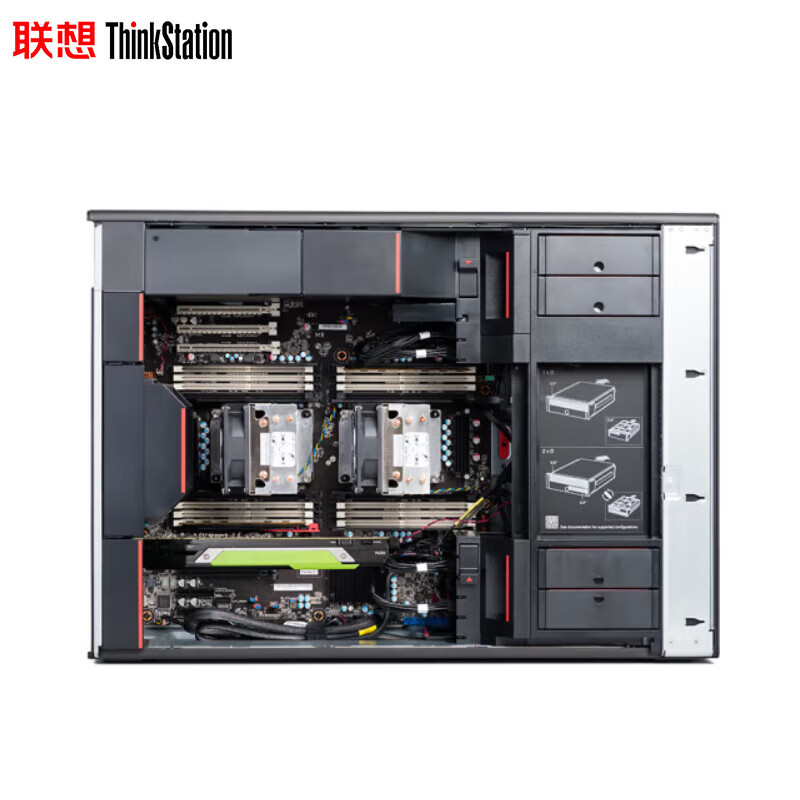 联想Thinkstation【P920工作站】2*8280/512G内存/3*4T SSD+2*16T机械/3*RTX5880ada-48G独显