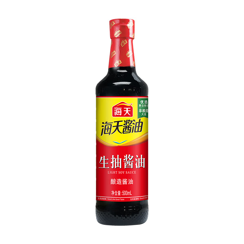 海天-生抽酱油500mL(PET瓶)*1