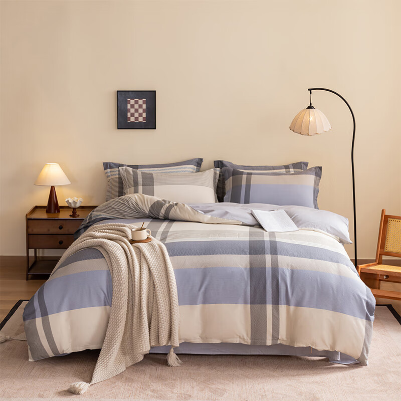 洁丽雅  纯棉四件套2*2.3mJLY-6212