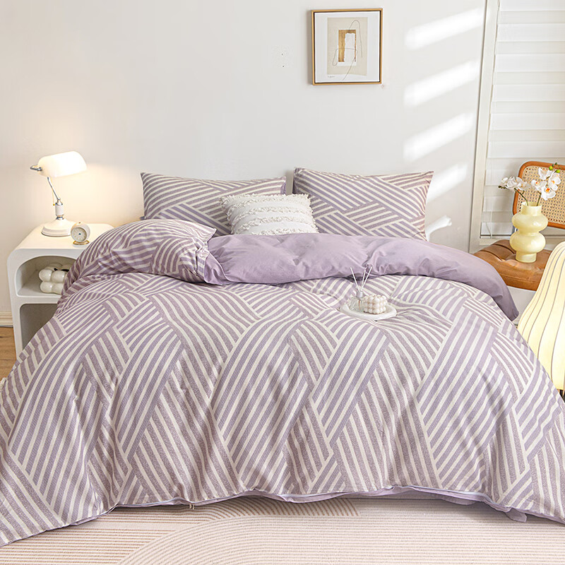 罗曼罗兰  全棉四件套知音792141