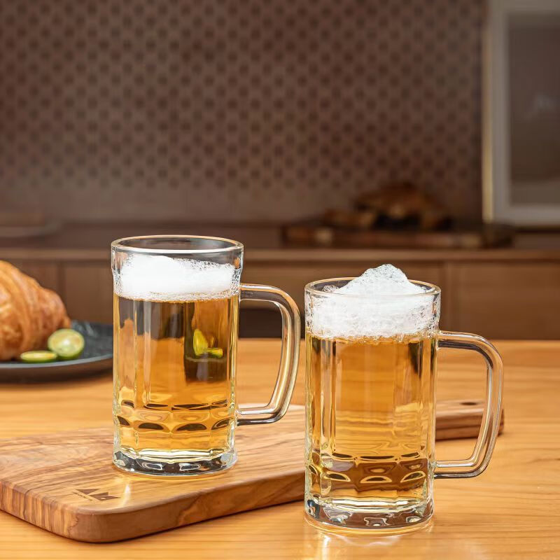 乐唯诗  啤酒杯玻璃杯两件套ZB18-300/L2