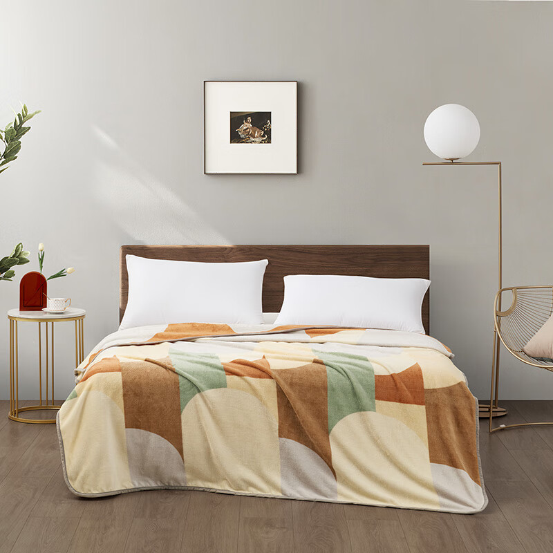 罗莱家纺  拾光溢彩云朵绒毯1.8米