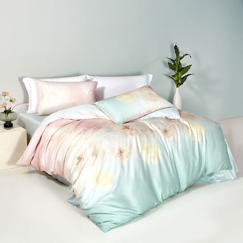 罗莱家纺  花漾天丝四件套