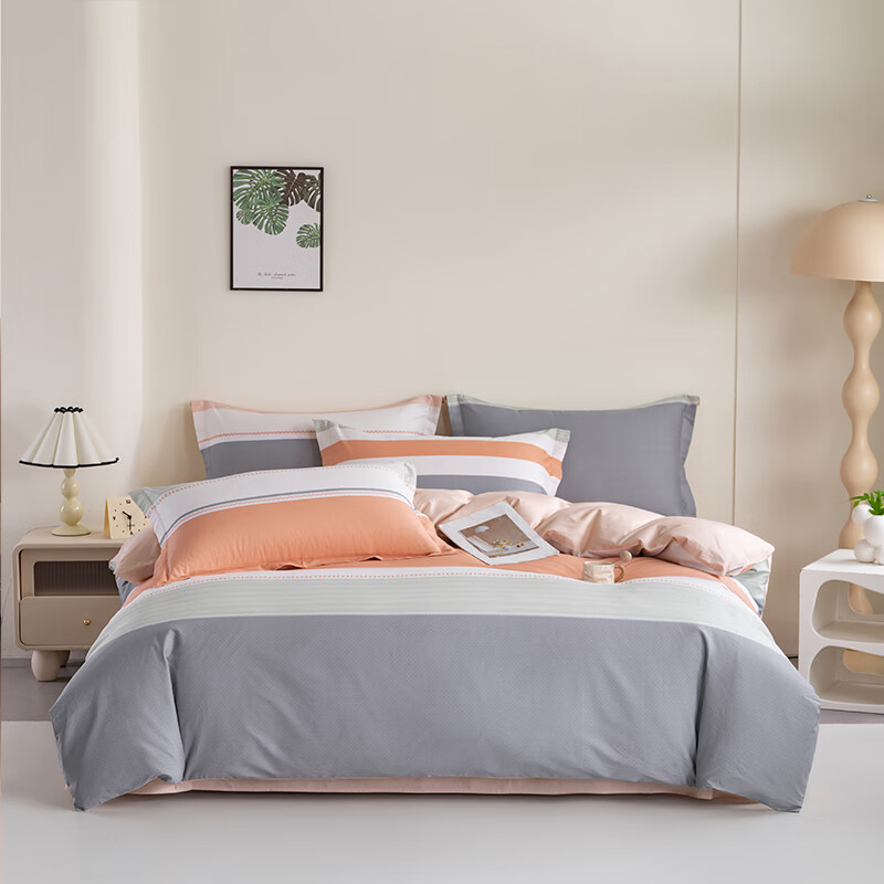 洁丽雅  伊莉娜纯棉超厚柔软四件套JLY-6213