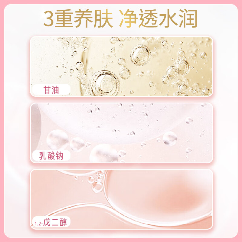 菁华玻尿酸保湿沐浴露（丝绒玫瑰）550ml 持久留香 滋润保湿 男女同款