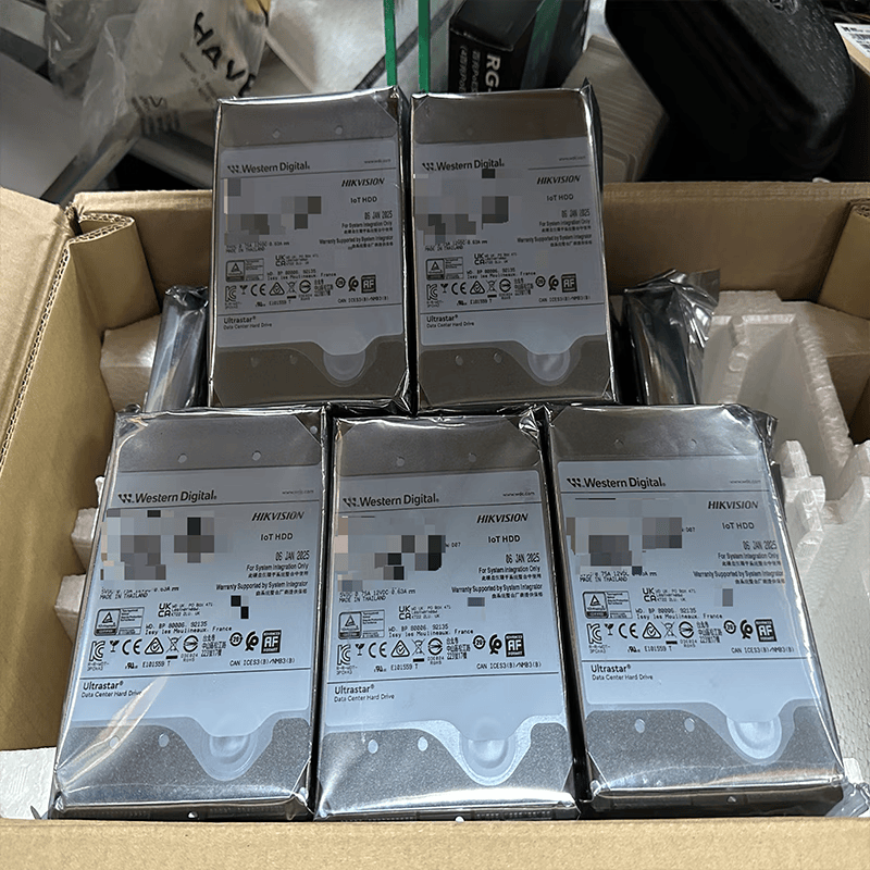 海康威视HIKVISION安防监控 硬盘录像机专用硬盘 12TB企业7200转速 支持RAID 3.5 HDD,12TB,7200RPM,512MB
