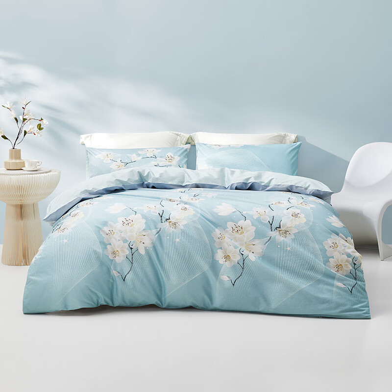 罗莱家纺  寻光若汐全棉四件套