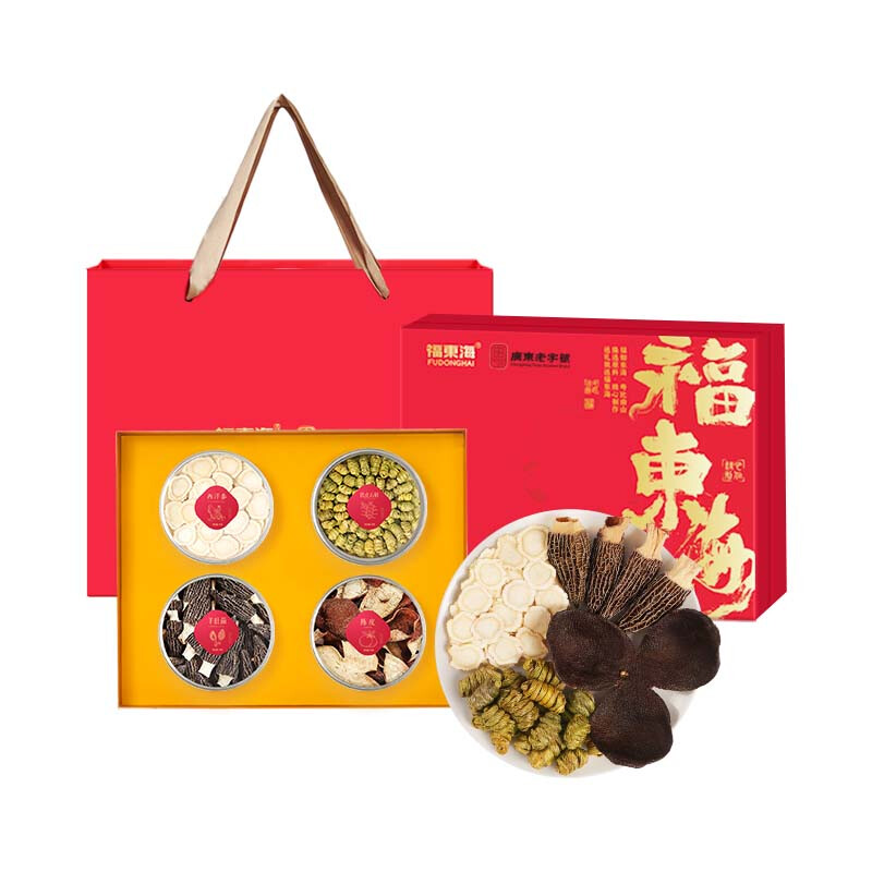 福东海  臻礼礼盒四拼盒陈皮石斛160克