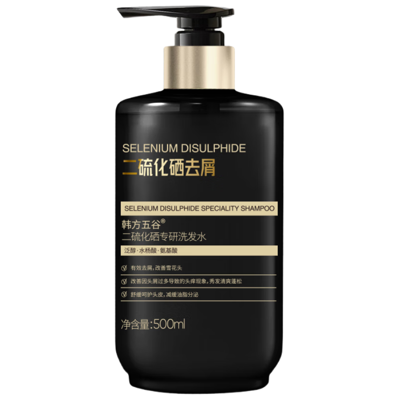 韩方五谷  二硫化硒去屑止洗发水500ml