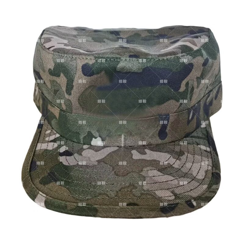 翊鞍新式迷彩帽训练帽蛙服圆边帽奔尼帽丛林荒漠作训帽渔夫帽