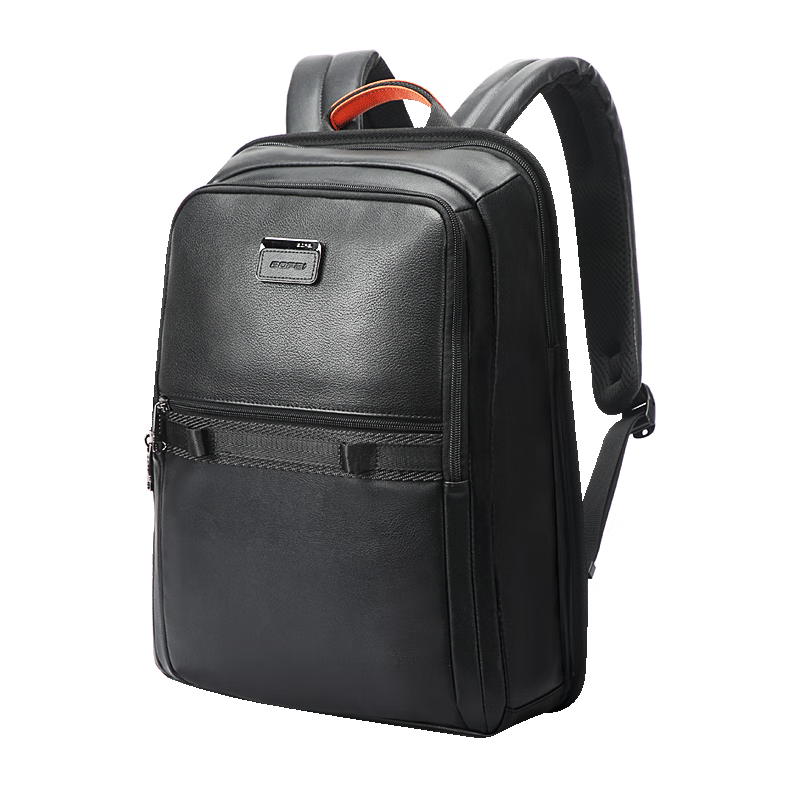 博牌  头层牛皮商务背包男士电脑双肩包61-131711