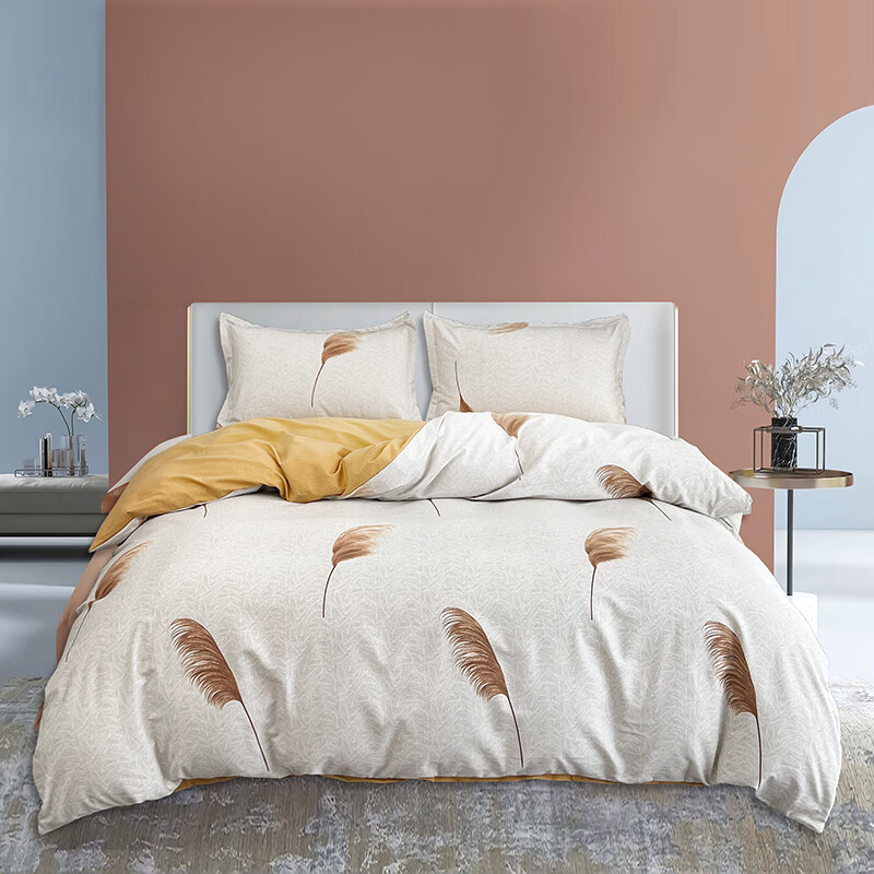 萱遇家纺  秋羽漫居床品四件套YZ-11716