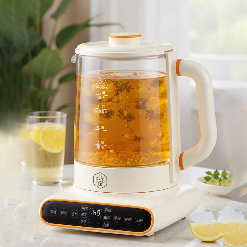 博堡  多功能全自动养生壶1.5LBDY-973H