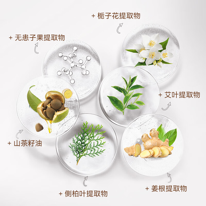 room plus隆帕斯栀子花祛痘控油沐浴乳520ml+白栀子花蓬松洗发乳150ml